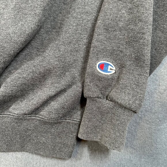 Champion Unisex Small Gray Eco Fleece Raider Life Pullover Sweatshirt - Picture 3 of 7